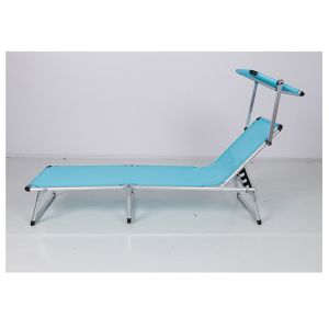 Customized Beach Foldable Sun Lounger With Aluminum Tube Material