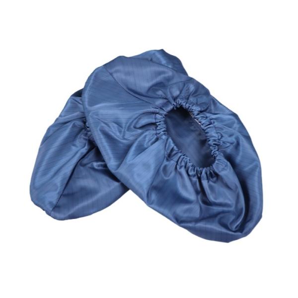 Buy Esd Anti Skid Reusable Washable Polyester Cleanroom Overshoes at wholesale prices