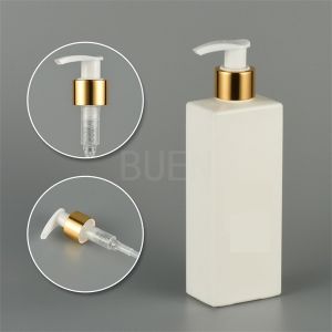 Liquid Soap Plastic Lotion Pump Customized Aluminum Lids Push