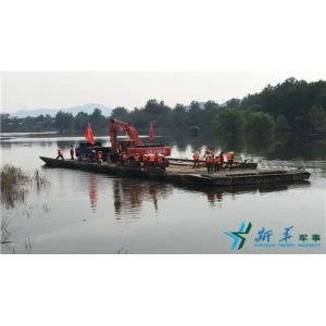 Quality Length Of One Complete Set 104m Military Pontoon Bridge Fast Erectiion for sale