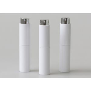 White 10ml Refillable Perfume Atomiser support custom logo and color