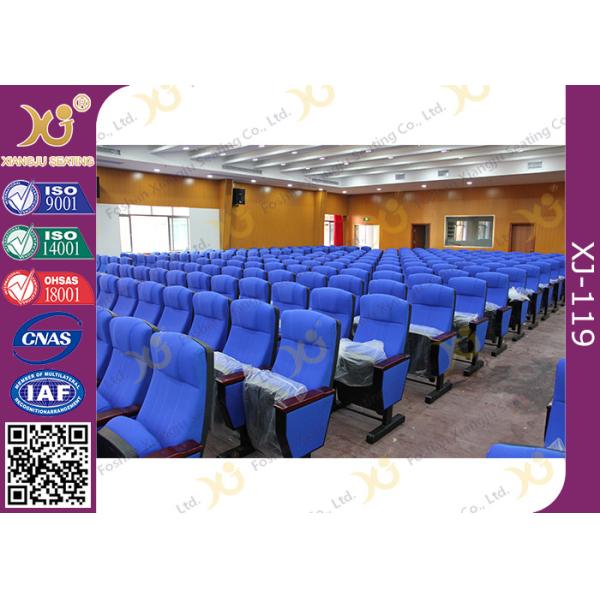Injection Molded Foldable Lecture Room Theatre Seating Chairs With Writing