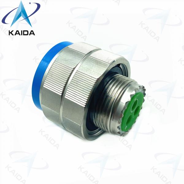 Buy Stainless Steel Passivated Shell MIL-DTL-38999 Series Ⅲ Connector 3 Male Pin Contacts Included D38999/26KC03PN at wholesale prices
