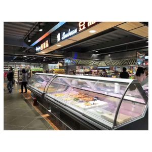 Quality Commercial Cooked Food Refrigeration Display Cooked Food Freezer Fridge for sale