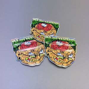 Customized Unique Shaped OEM Mylar weed Bags With ziplockk For Marijuana Food