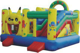 Children Inflatable Amusement Park Obstacle Course Jumping Castle