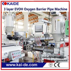 Quality 3 Layer PEX/EVOH oxygen barrier pipe extruder machine EVOH pipe making machine Supplier for sale