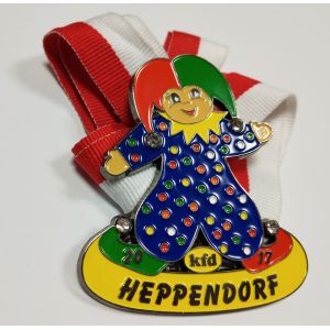 Germany medals supplier , largest germany carnival medal , debossed painted gold