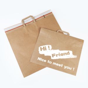 Customizable Biodegradable Kraft Paper Mailing Bags For Clothing