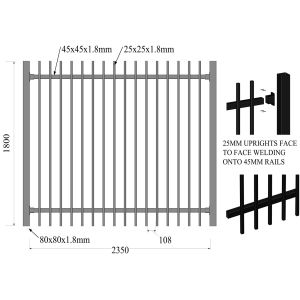 Quality Garrison Fencing Perth for sale
