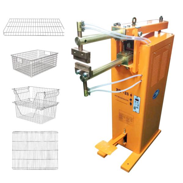 Buy Stainless Steel Cage Shelf Wire Mesh Foot Row Welder Rowing Spot Welding Machine at wholesale prices