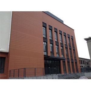 Quality Terracotta Rainscreen Facade Systems / External Cladding Systems Composite Panel for sale