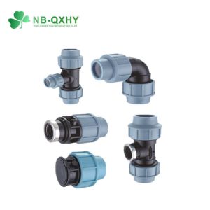 PP Compression Fitting Pn16 Double Clamp Saddle for Various Industrial