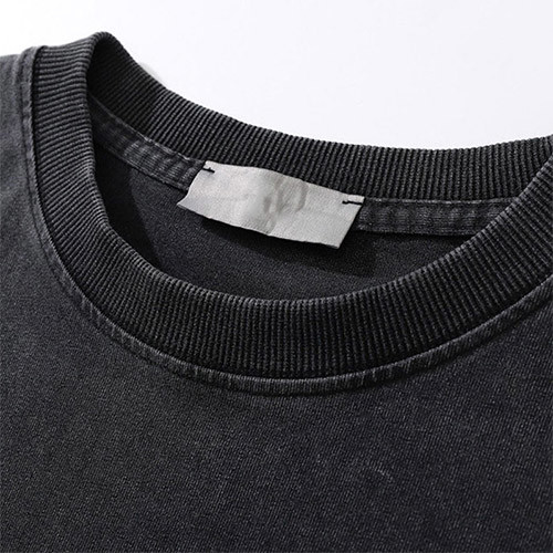 Custom Tshirt 100% pure cotton loose causal short T-shirt wash water for men