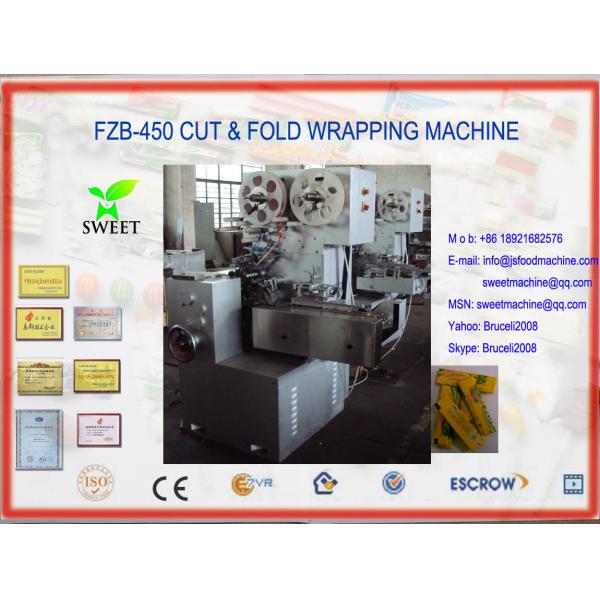 Buy FZB-450 CUT&FOLD bubble gum wrapping machine at wholesale prices