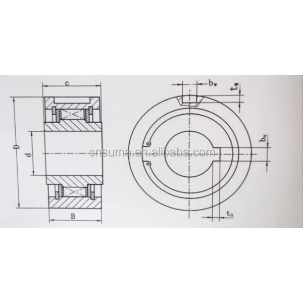 CKA40100 One Way Bearing 40x100x34mm 780Nm Torque Capacity