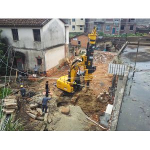 Quality Rotary Hydraulic Piling Rig Machine With Monitor Depth Control System KR50 Max. Drilling Depth 16M Max. diameter 1300mm for sale