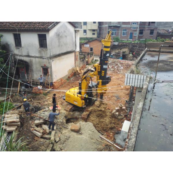 Rotary Hydraulic Piling Rig Machine With Monitor Depth Control System KR50 Max.