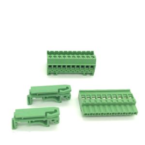 5.08mm / 0.2" Pitch Pluggable Screw Terminal Blocks Din Rail Mounting