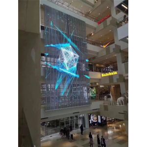 SMD1921 P3.91 P7.8 Transparent Led Advertising Curtain 1R1G1B
