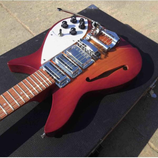 Custom F Hole Ricken 325 Electric Guitar in Cherry Red Body Kinds Color