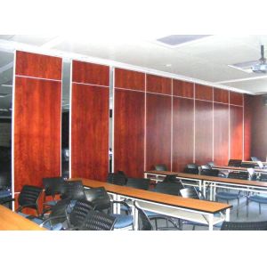 Acoustic Room Dividers / Soundproof Movable Wall Dividers with Sliding Track