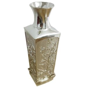 Quality Stainless steel metal flower pot and vases for sale