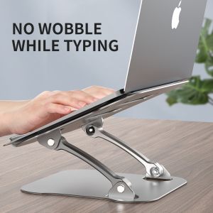 895g 17.3inch Silver Liftable Notebook Desk Stand Height Adjustable