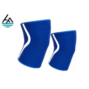 Elastic Neoprene Knee Sleeve , Eco - Friendly Weightlifting Knee Sleeves