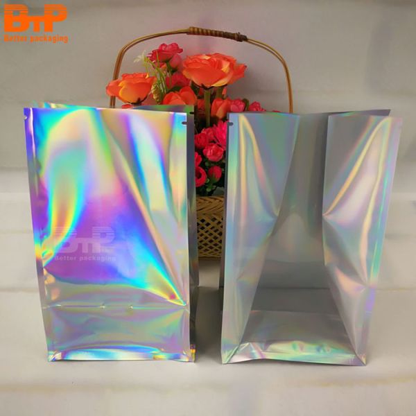 Custom Digital Printed Mylar Yingyang Plastic Doypack Wholesale Packaging Transparent Ziplock Bag