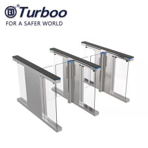 Airports Hotels Sus 304 Turboo Turnstile Barrier Gate 600mm Width