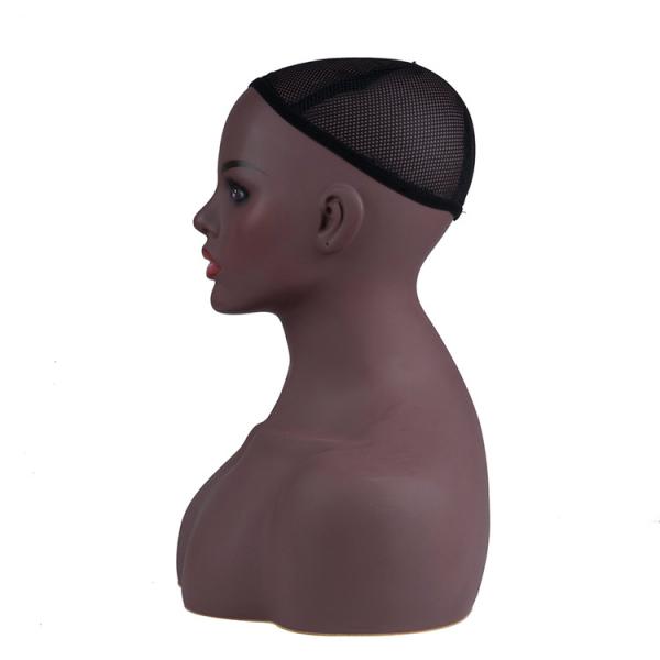 Fashion mannequin black women with mannequins female half body display wigs for mannequins