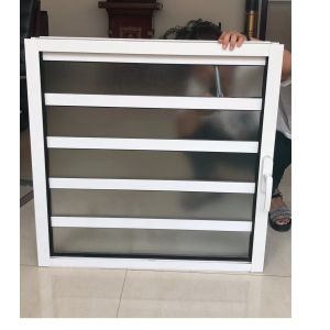 Tempered Glass Blade Aluminium Louver Invisible Window Aluminum Jalousie