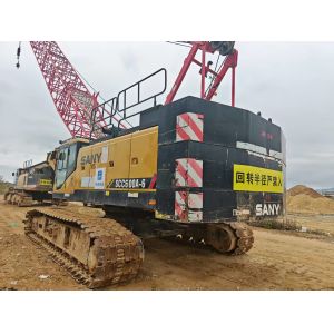 SCC600A-6 60 Ton Mobile Hydraulic Crawler Crane Heavy Lifting Equipment with 43m Maximum Lifting Height