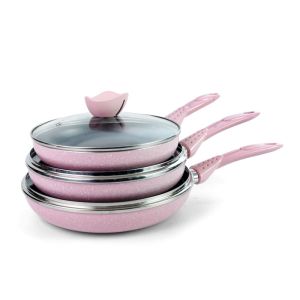 Quality Household Bottom 16cm Saucepan 5.0mm Stackable Cookware Sets for sale