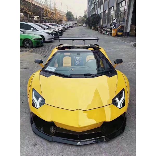 For Lamborghini Aventador LP700 Carbon Fiber Body Kit LP700 Upgraded LB-style Side Skirt Spoiler Wheel Arch