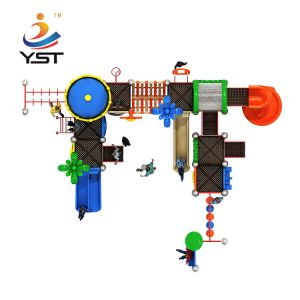 Safe Combination Playground Childrens Play Slide LLDPE Non Toxic