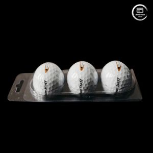 Custom 12-Clear Plastic Blister Clamshell Packaging for Golf Balls, Wholesale