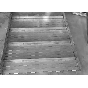 316 L Stainless Plate Link Belt , Perforated Plate Mesh For Noodles Drying