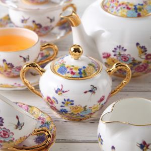 220cc Amorous Smooth Modeling English Bone China Tea Cups