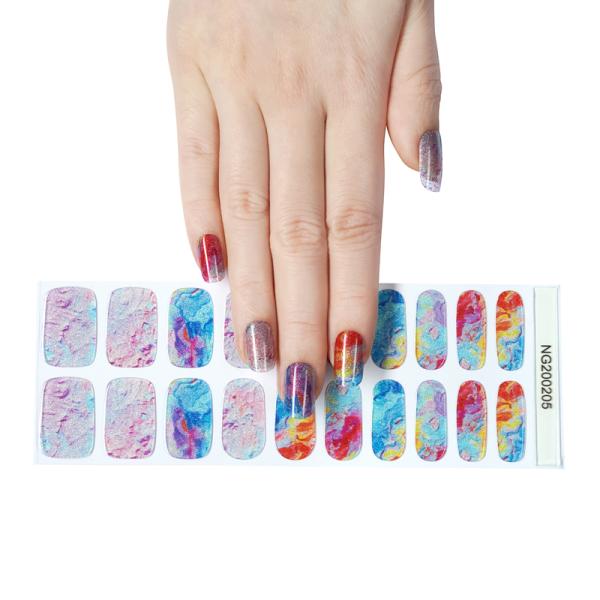 Hot sale fashional Shanghai Huizi factory nail art nail stickers & wraps