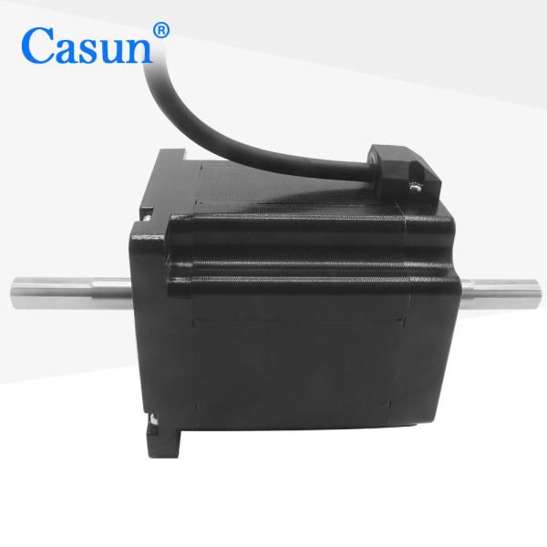 3 Phase 1.2 Degree Dual Shaft Stepper Motor Nema 34 Micro 86*86*98mm 5N.M For Equipment