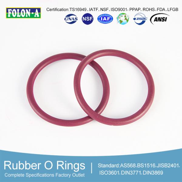 Black High Temperature Rubber O Rings / Epdm Sealing Rings For Automobile Brake