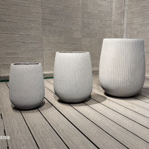 Factory Supplies Garden Plants Good Sale Fiber Clay Pots Flowerpots Sets For