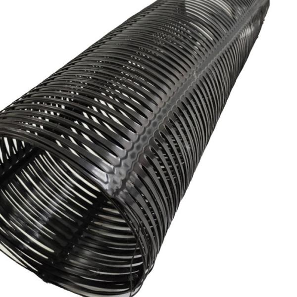 Plastic Polypropylene PE Unidirectional Uniaxial Tensile Plastic Geogrid For