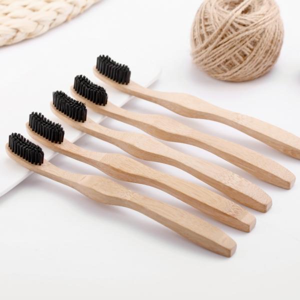 Buy MSDS Plastic Free Bamboo Toothbrush With Biodegradable Bristles at wholesale prices