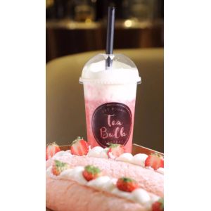 Pp Smoothie Personalized Plastic Cups With Lids , Personalized Disposable Cups