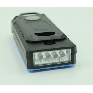 Plastic Handheld Rechargeable Work Light 12.6x4.7x2.8cm