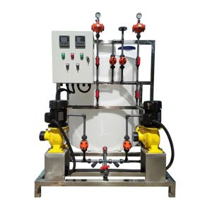 Integrated Vertical PE Automatic Chemical Dosing System 500L/H