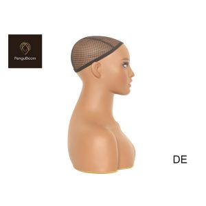 Height 42cm Competition Mannequin Head With Shoulders Female